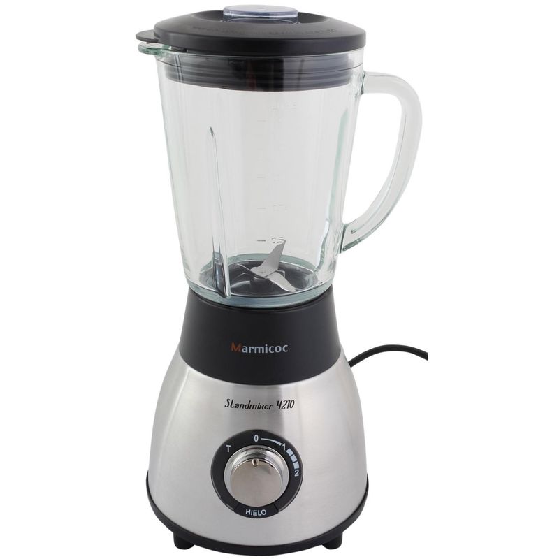 MARMICOC - Licuadora vidrio MA4210 1,5 litros negro