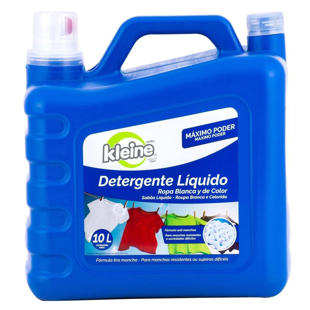 Detergente Líquido Kleine Wolke 10 Litros Neutro 100 Lavados, marca KLEINE WOLKE - Foto 2