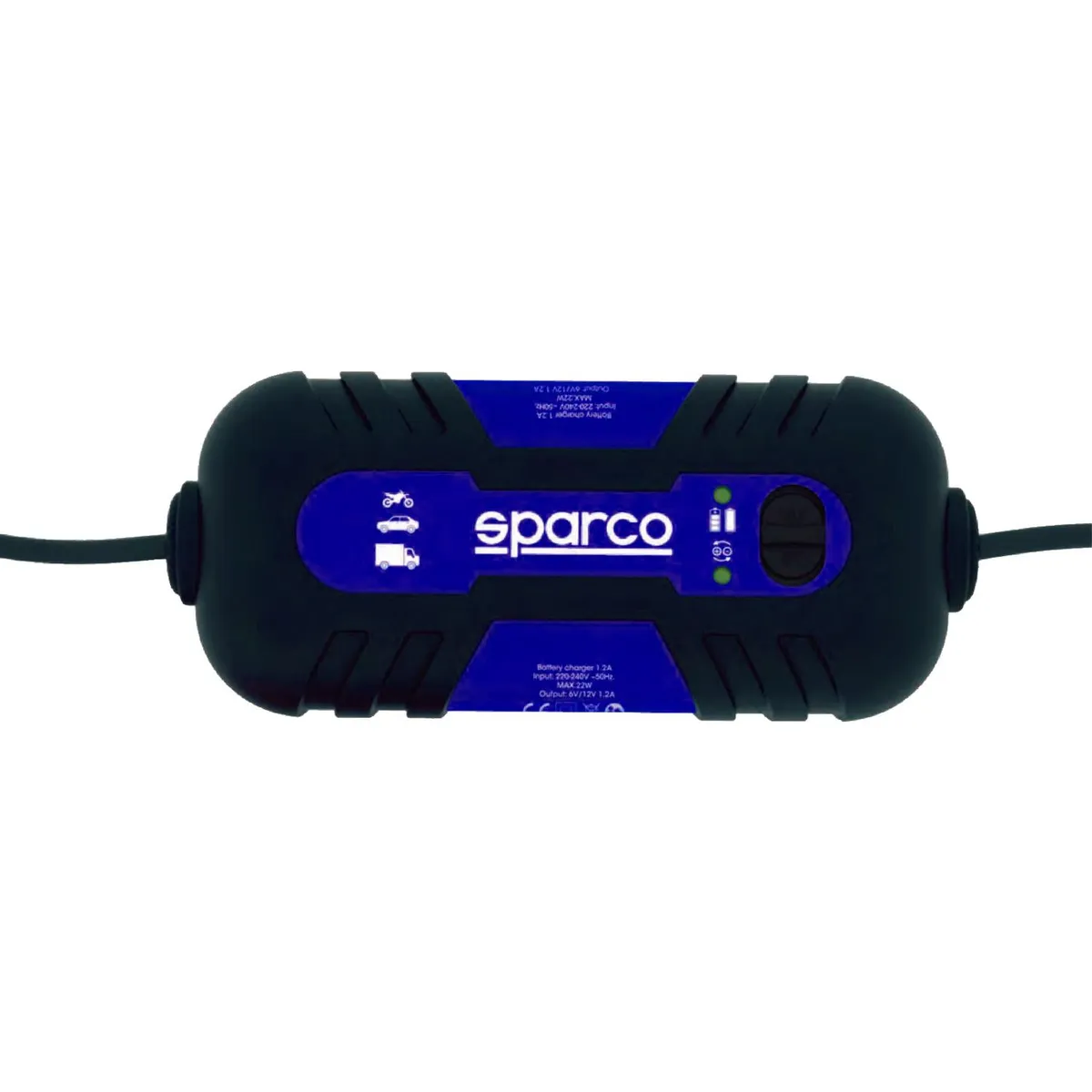 SPARCO - Cargador de batería 6/12V 4 A
