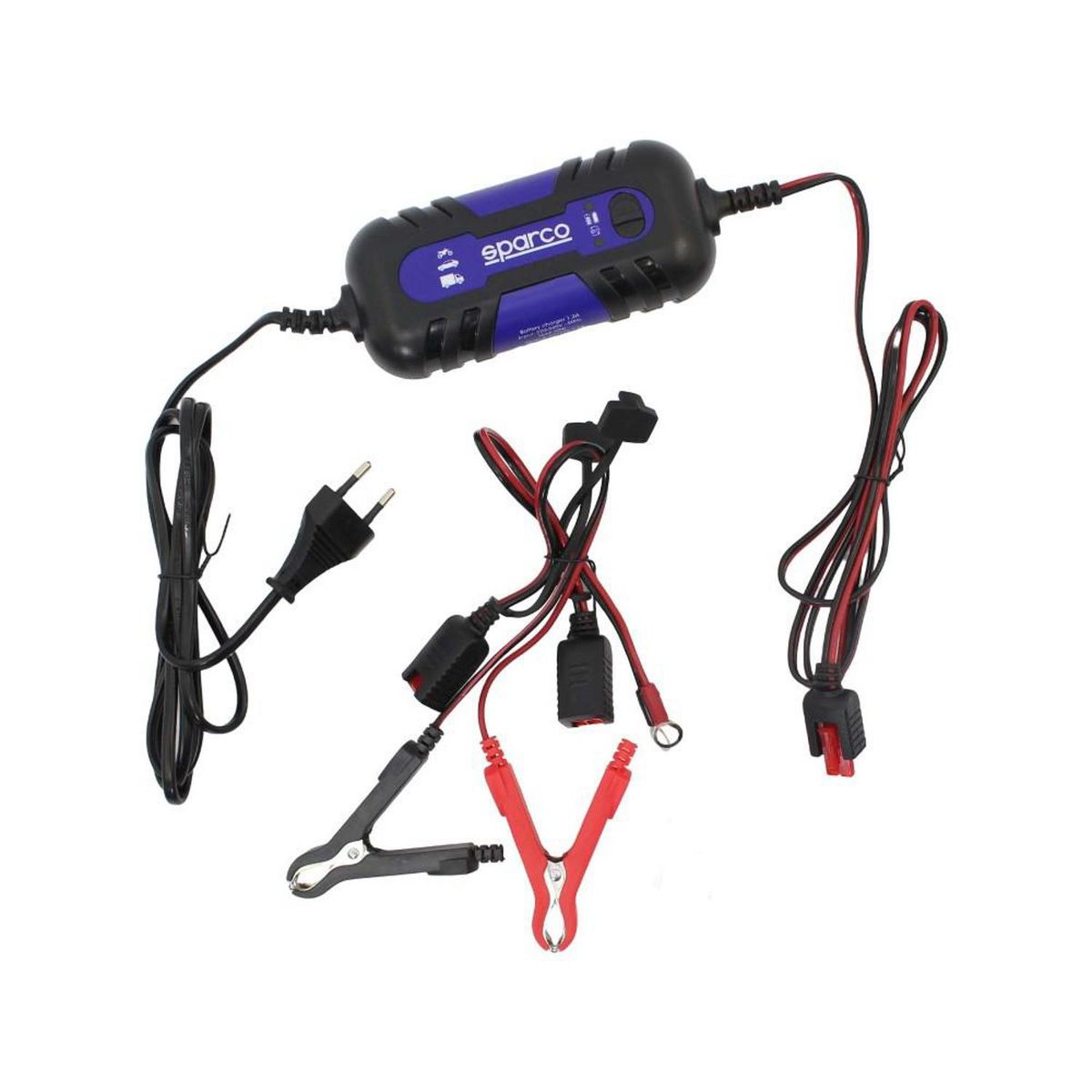 SPARCO - Cargador de batería 6/12V 4 A