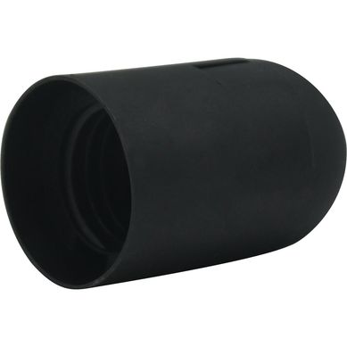 Portalmpara plstico presin negro