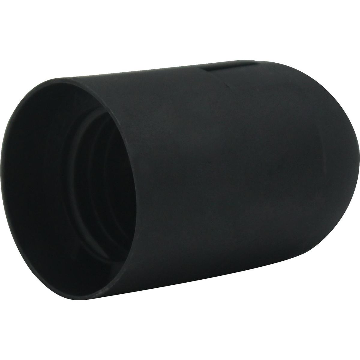 HALUX - Portalámpara plástico presión negro