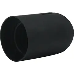 HALUX - Portalámpara plástico presión negro