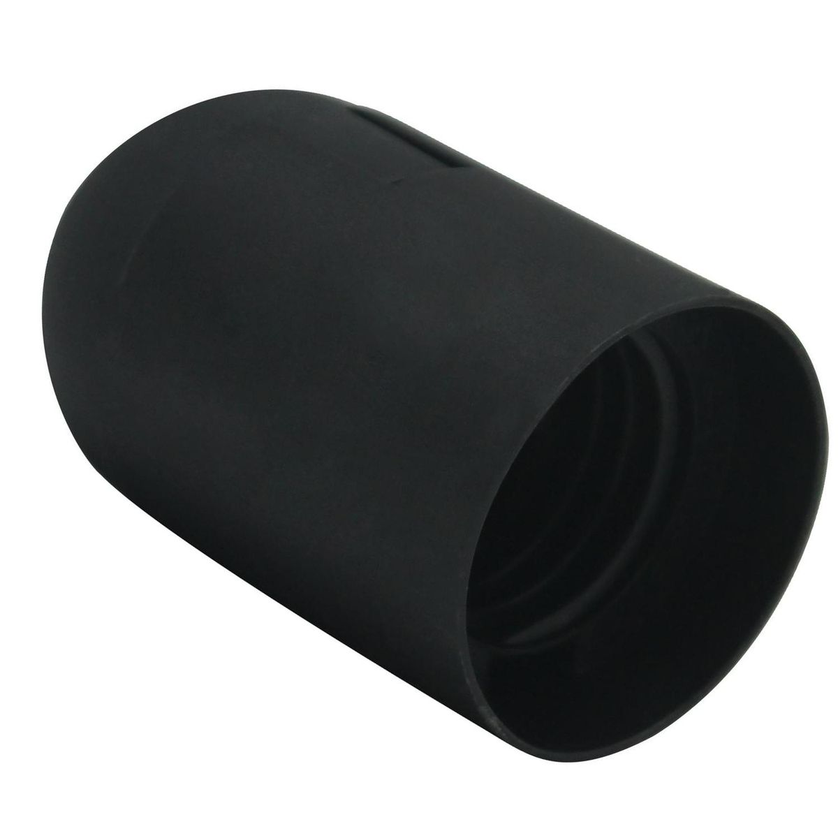 HALUX - Portalámpara plástico presión negro