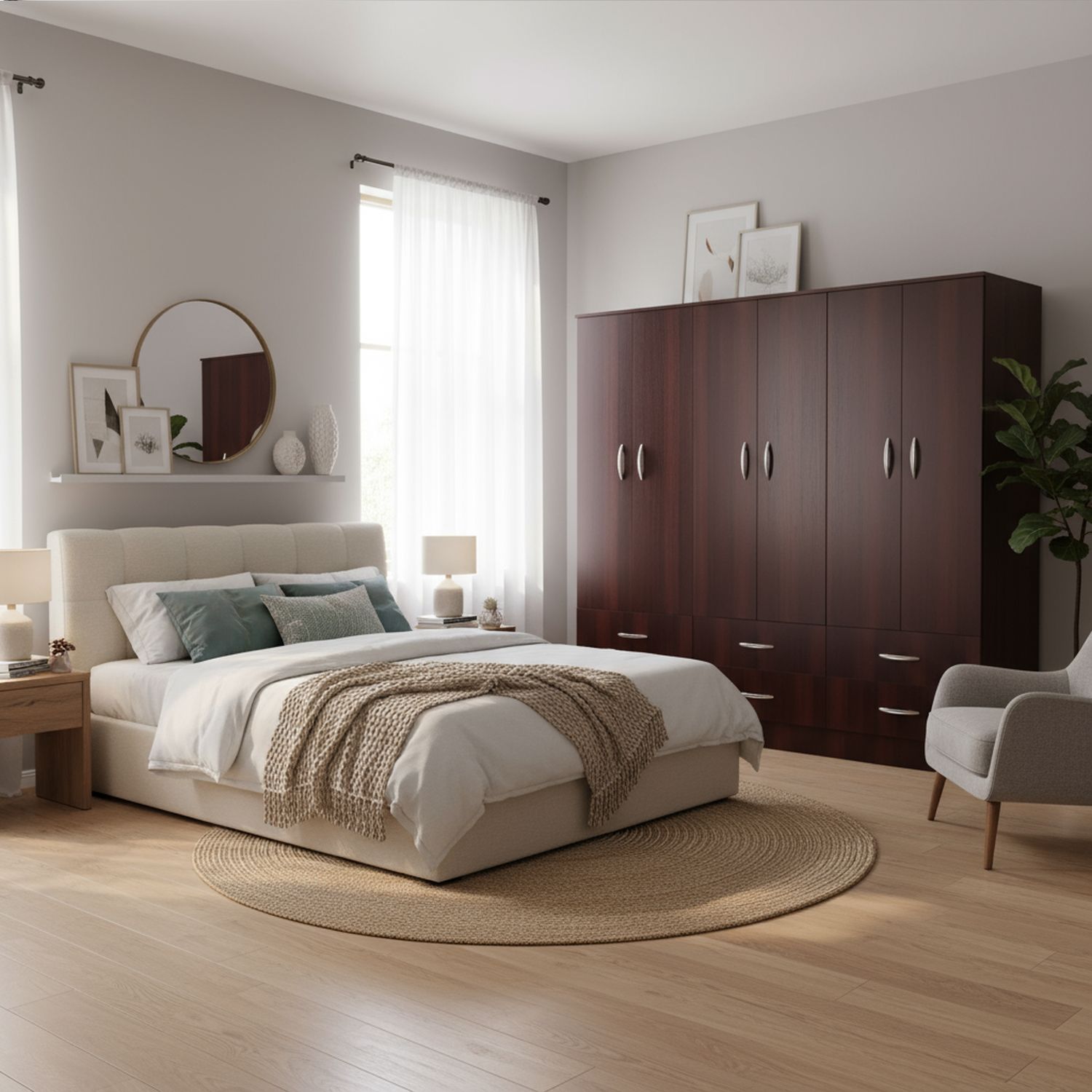 Friars Club 朱色　一個 Clóset 6 Puertas 3 Cajones Maipo Chocolate | CIC