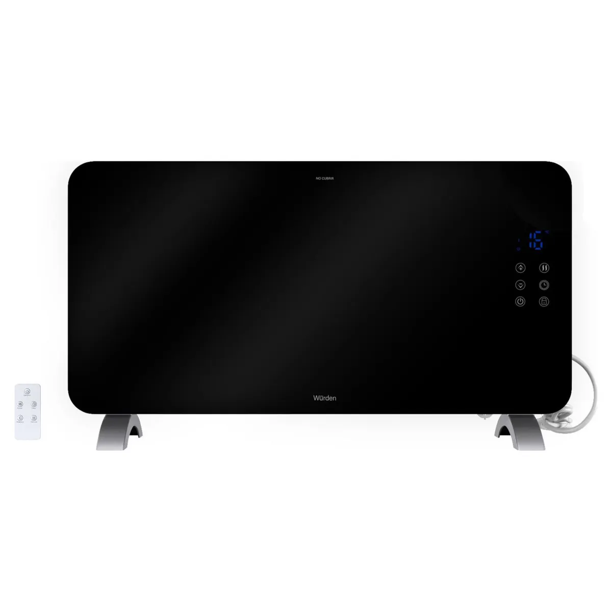 WURDEN - Panel Convector Convección PN1500GLF Negro