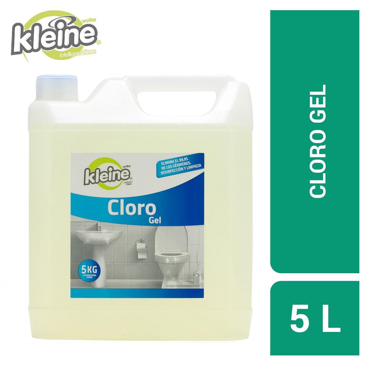 KLEINE WOLKE - Cloro Kleine Wolke 5 Litros Desinfectante Limpieza Profunda