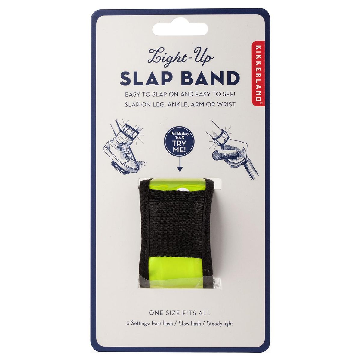 KIKKERLAND - Banda reflectante con luz led