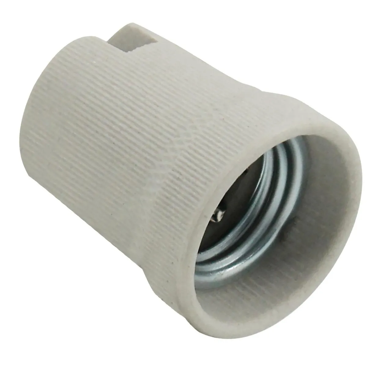 HALUX - Portalámpara cerámica blanco