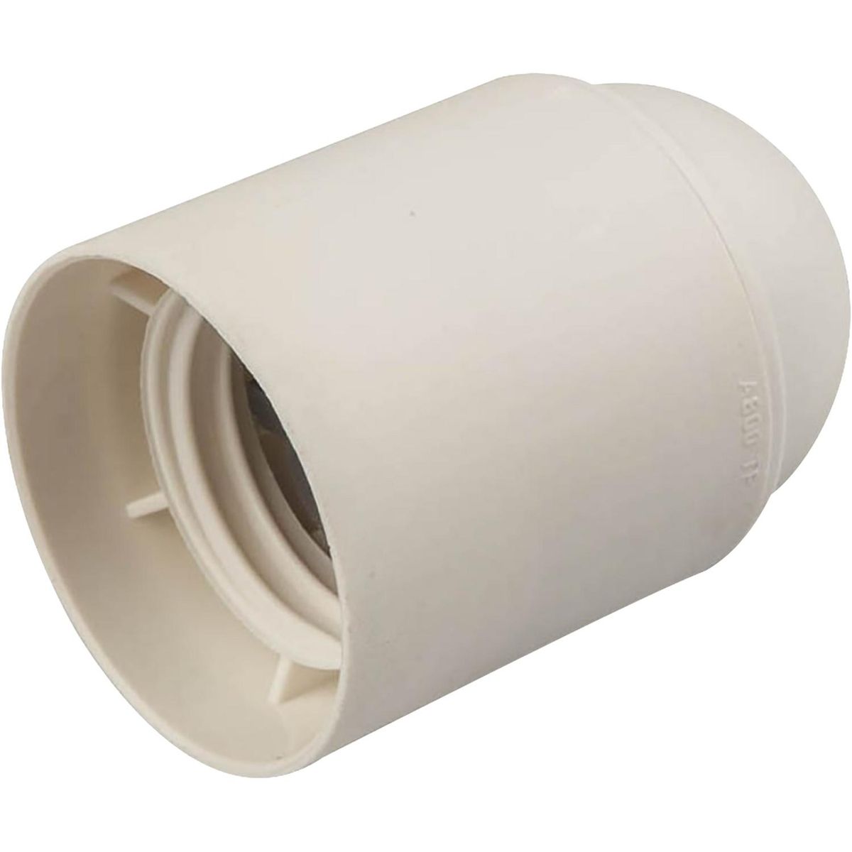 HALUX - Portalámpara plástico bornera blanco