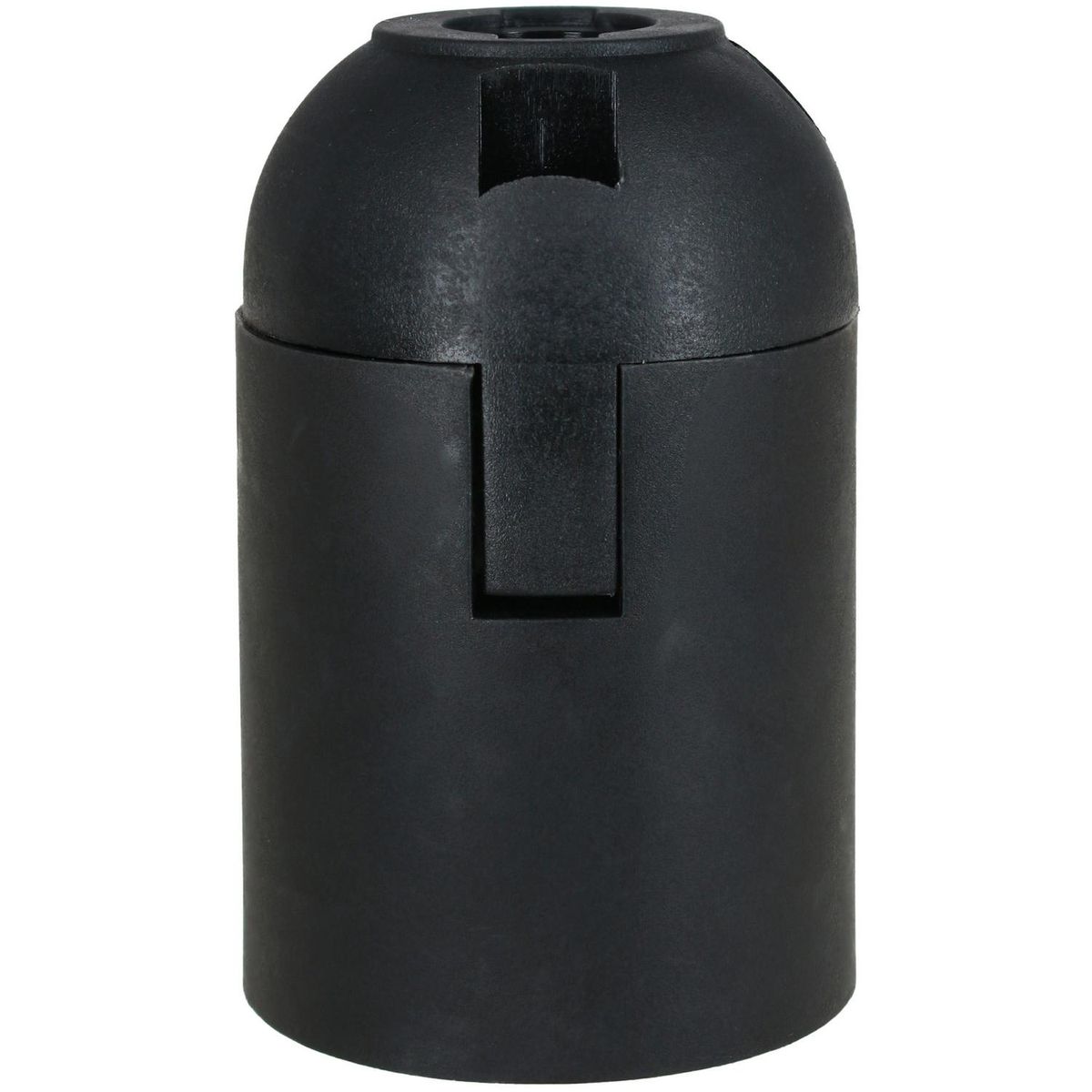 HALUX - Portalámpara plástico bornera negro