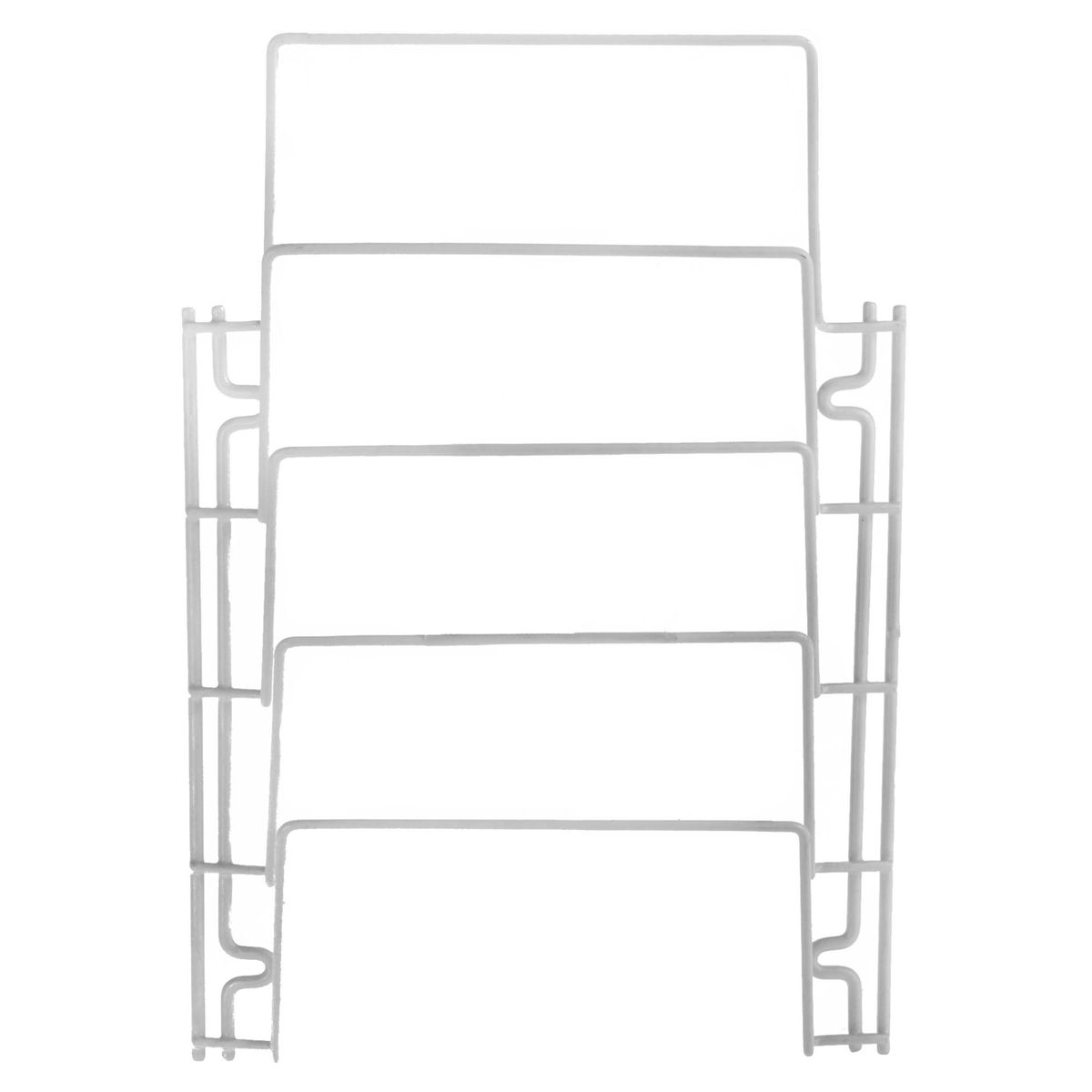 CASA BONITA - Porta Bandejas 42x9.5x0 cm Blanco