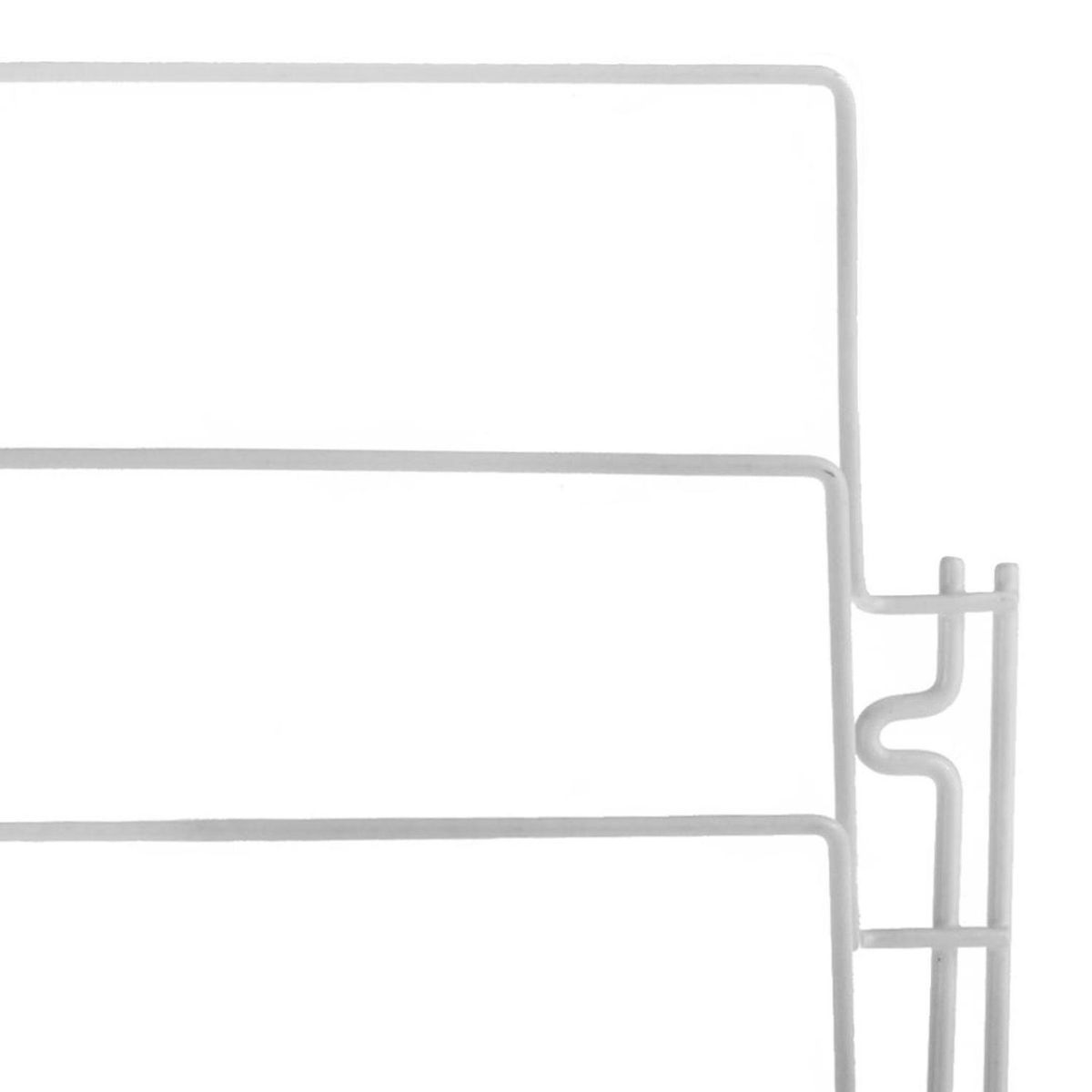 CASA BONITA - Porta Bandejas 42x9.5x0 cm Blanco