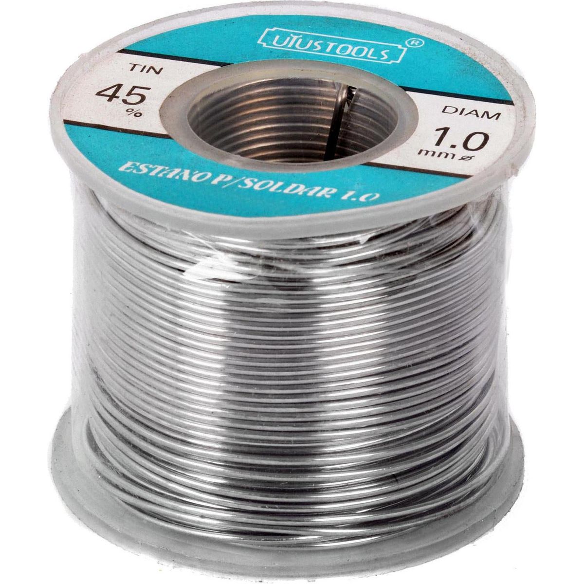 GRUPO UYUSA UYUSTOOLS - Soldadura 45% estaño 1,2 mm 200 gr