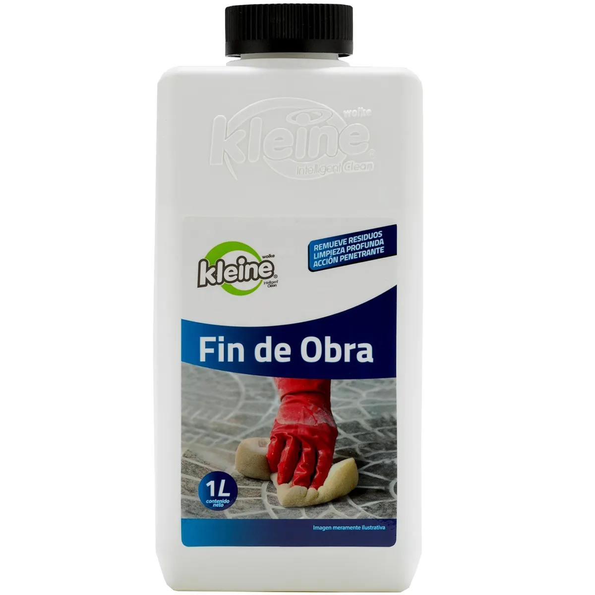 KLEINE WOLKE - Limpiador Multiuso Fin de Obra Kleine Wolke 1 Litro Remoción Cemento