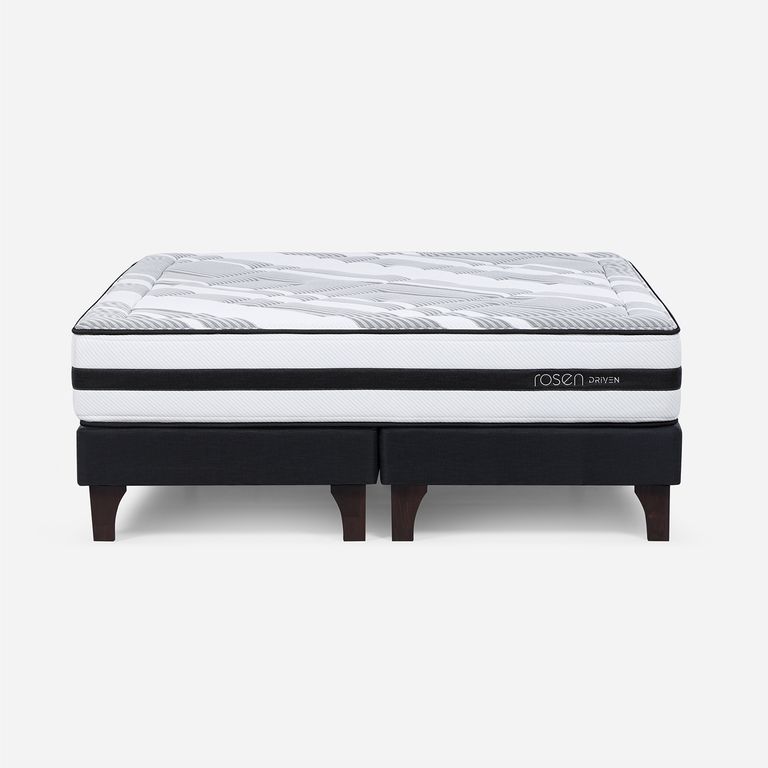 ROSEN Box Spring King Box Spring Driven Gris
