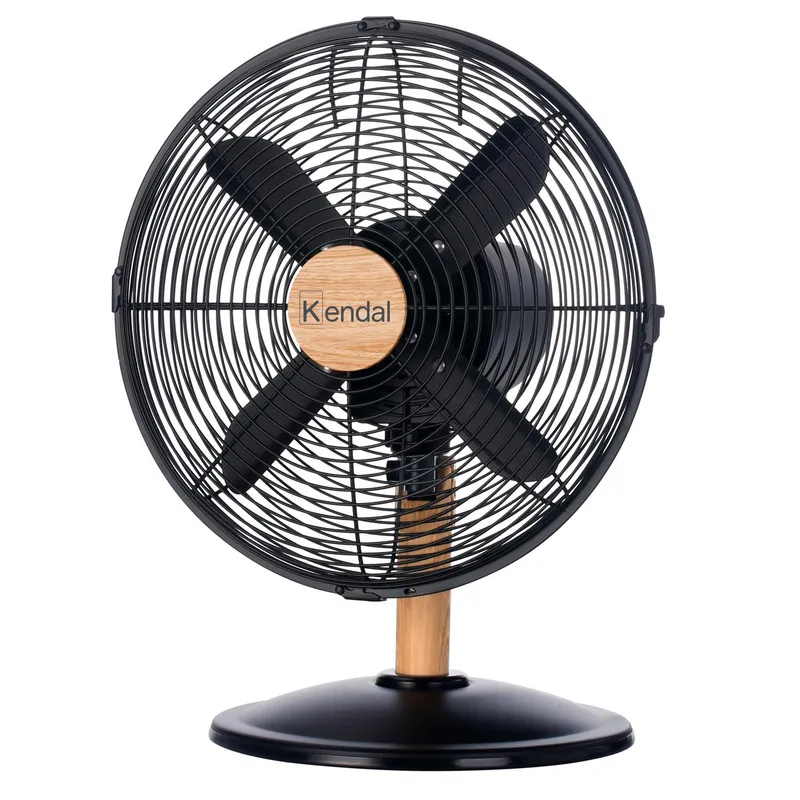 KENDAL - Ventilador Metálico M}adera 12" kendal