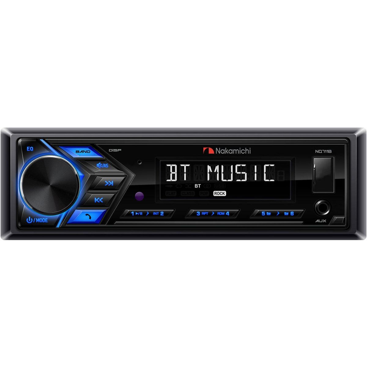 NAKAMICHI - Radio 1din bluetooth panel sin cd nk