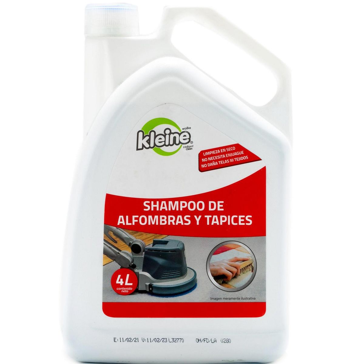 KLEINE WOLKE - Shampoo de Alfombra Kleine Wolke 4 Litros Limpieza Profunda