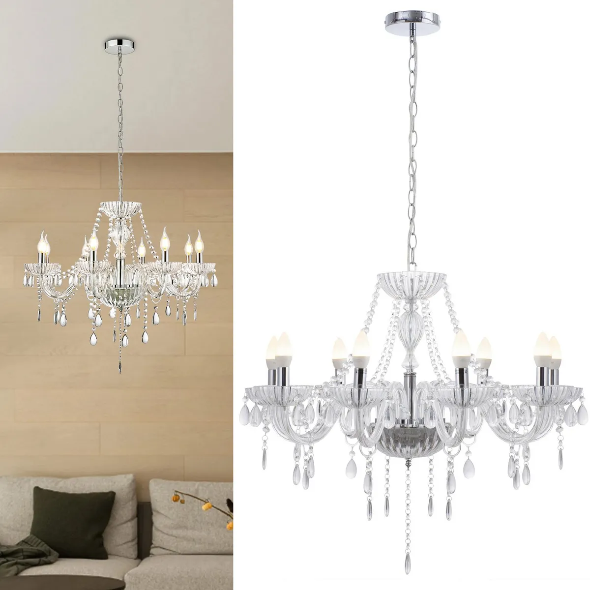 JUST HOME COLLECTION - Lámpara Colgante Auriga Aluminio