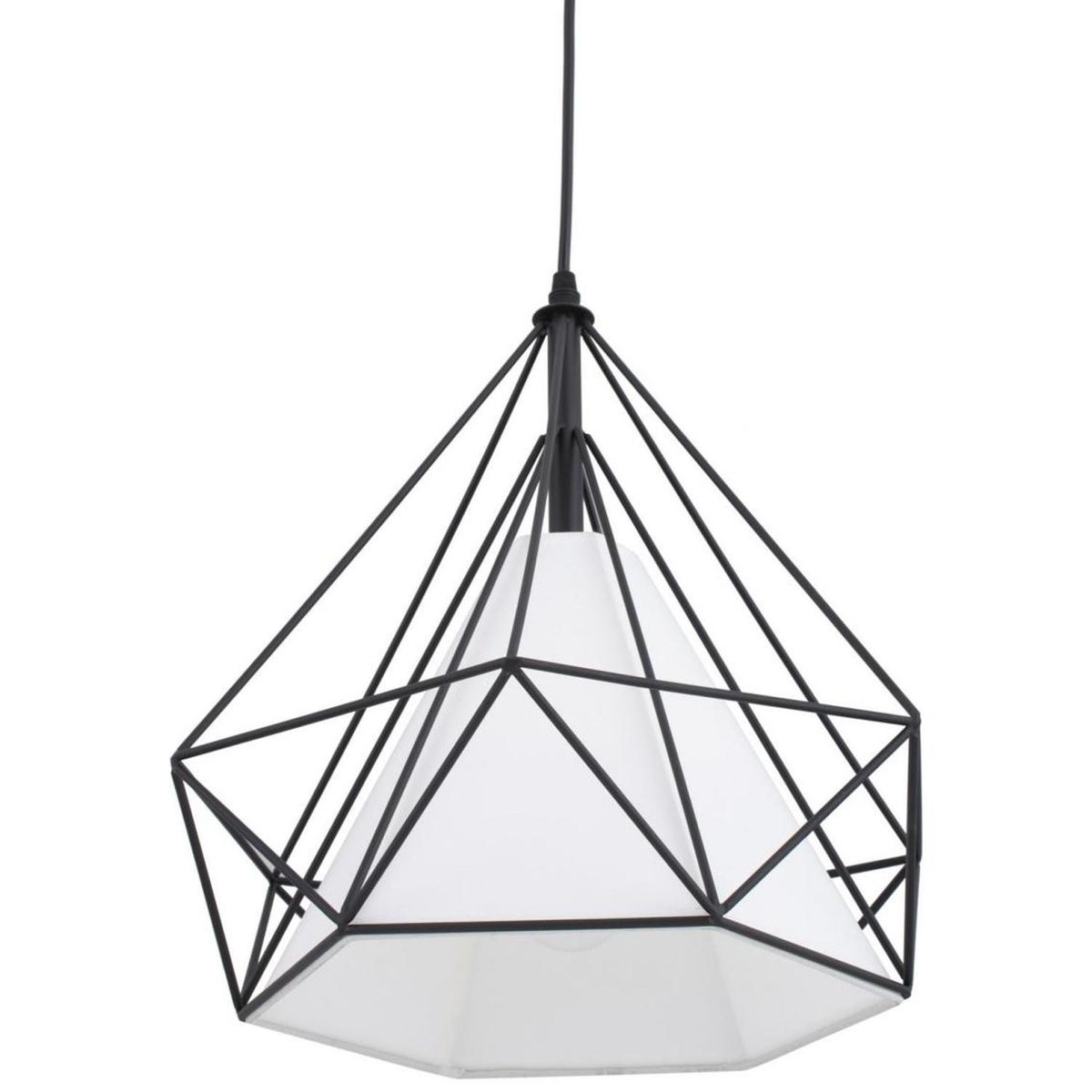 JUST HOME COLLECTION - Lámpara Colgante Olhao Acero Negro