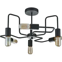 Lámpara Techo Thebes 6 Luces Acero