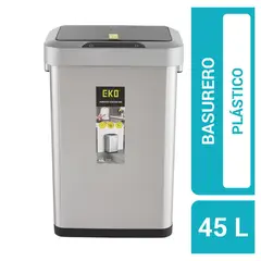 EKO - Papelero 45 Litros Plástico Gris