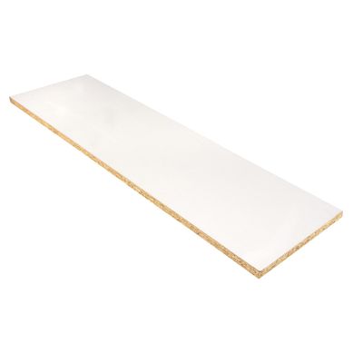 Repisa Melamina Blanco 15 mm 20x70 cm