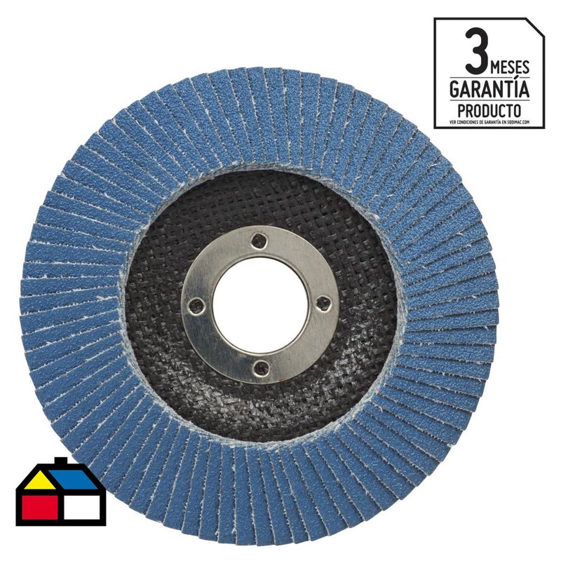 3M - Disco traslapado 566a plano tipo 27 4,5'' g60, 10 unidades