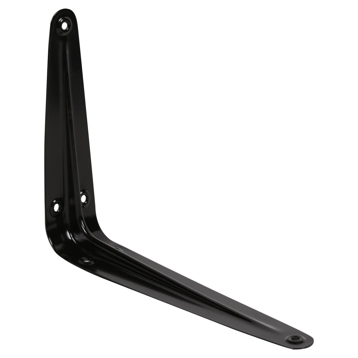 DUCASSE - Soporte escuadra para repisa metal 15x20 cm negro