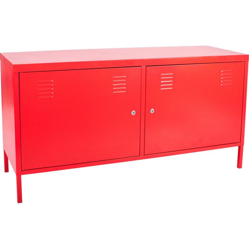 MALETEK - TV cabinet 119x63x40 cm Rojo