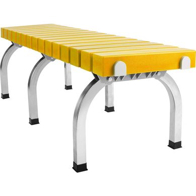 Banca plstica 150x45x46 cm Amarilla