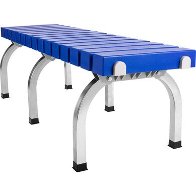 Banca plstica 150x45x46 cm Azul