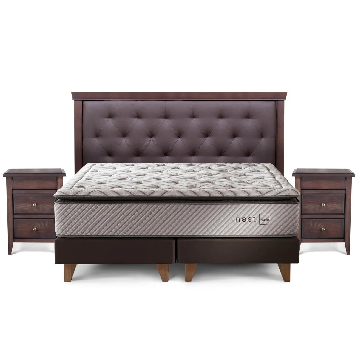 ROSEN - Cama King Europea Nest Madera