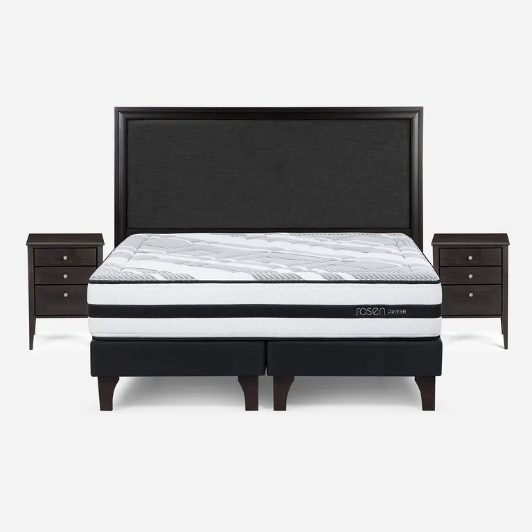 ROSEN Cama Europea Driven 2 Plazas /Muebles