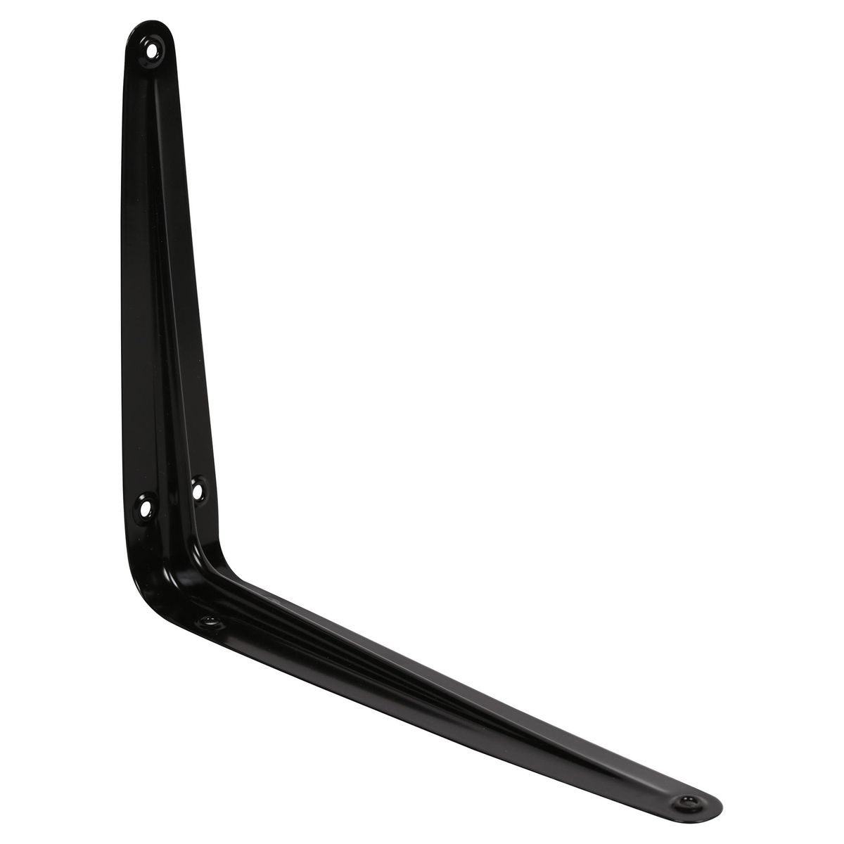 DUCASSE - Soporte escuadra para repisa metal 20x25 cm negro