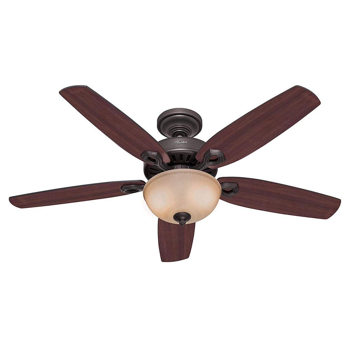 HUNTER - Ventilador de techo Builder Deluxe 52" (132 cm)