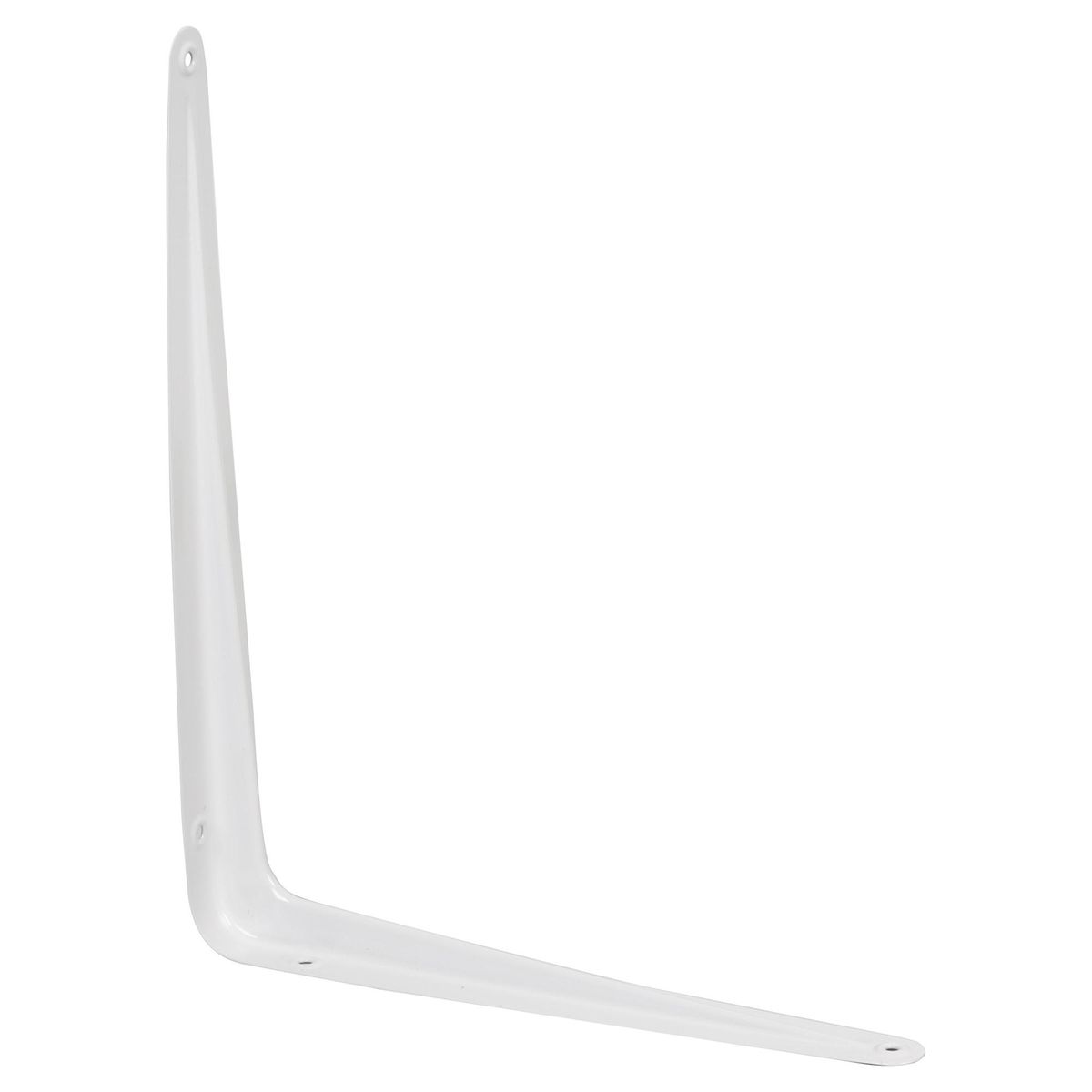 DUCASSE - Soporte escuadra para repisa metal 25x30 cm blanco