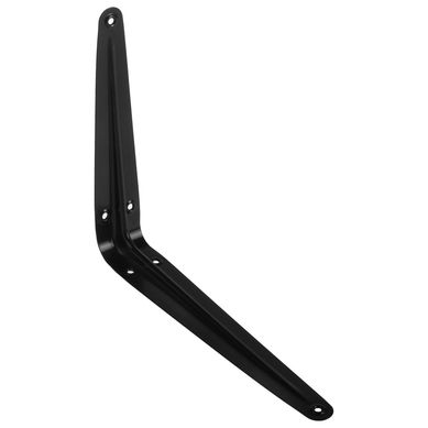 Soporte escuadra para repisa metal 25x30 cm negro