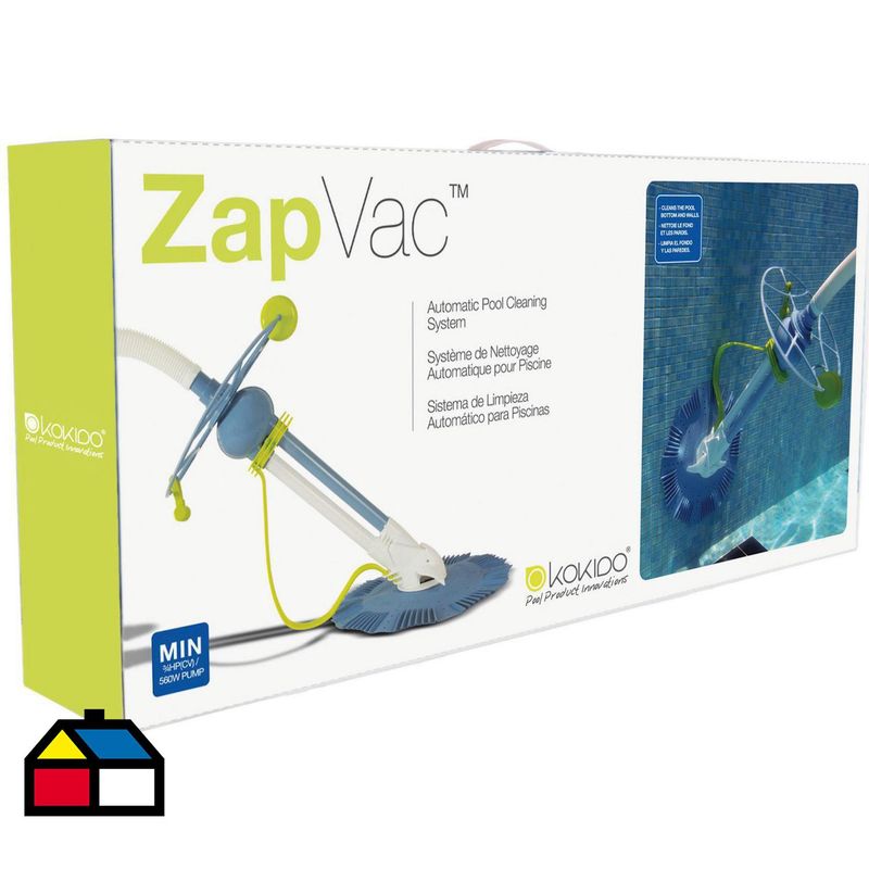 KOKIDO - PE Limpiafondos Zapvac automático para piscinas