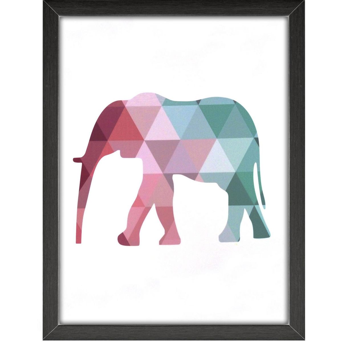 HOME REPUBLIC - Cuadro Elefante 60x80 cm plástico