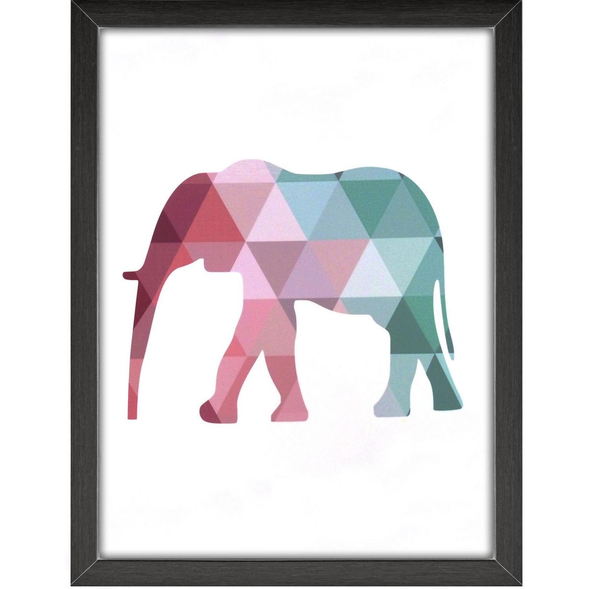 HOME REPUBLIC - Cuadro Elefante 40x60 cm plástico