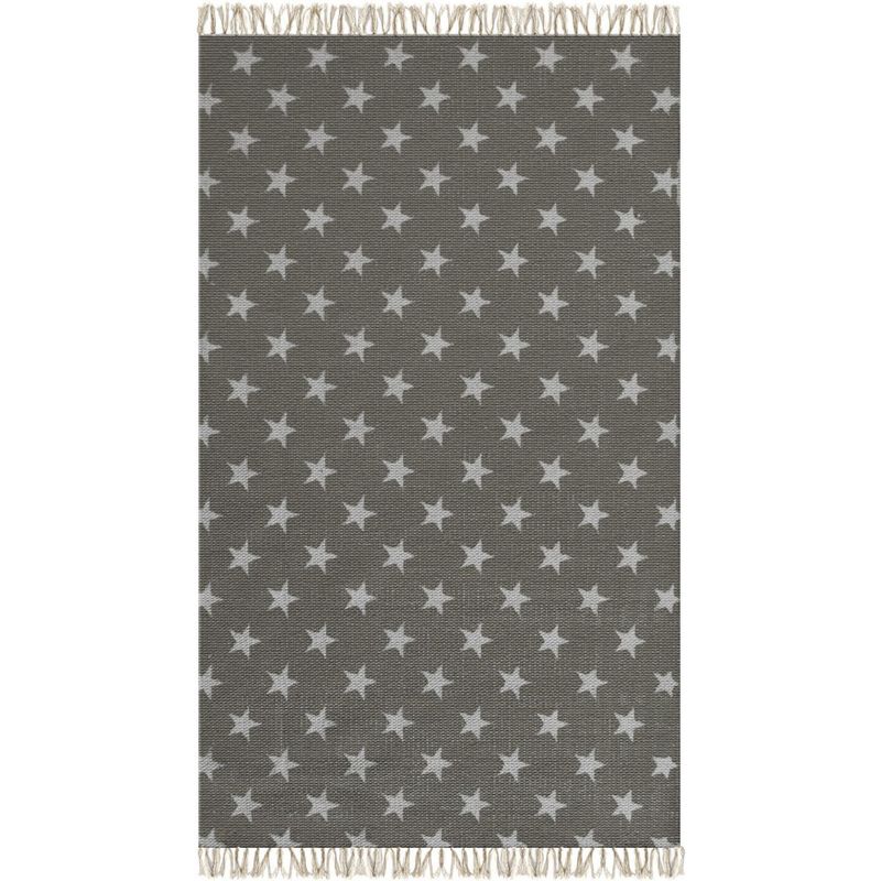 HOME REPUBLIC - Bajada de Cama Kelim Star 60x110 cm Gris