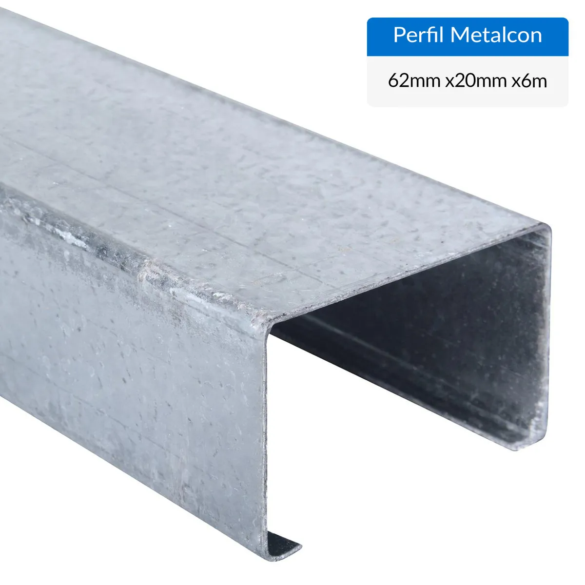 GENERICO - Perfil C Metalcon Estructural Metal 62x20x0.85 mm 6 m
