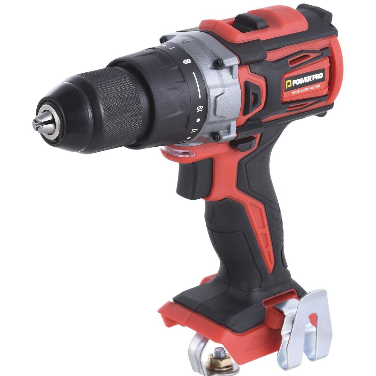 POWER PRO - Taladro inalámbrico atornillador 13 mm 18V sin batería