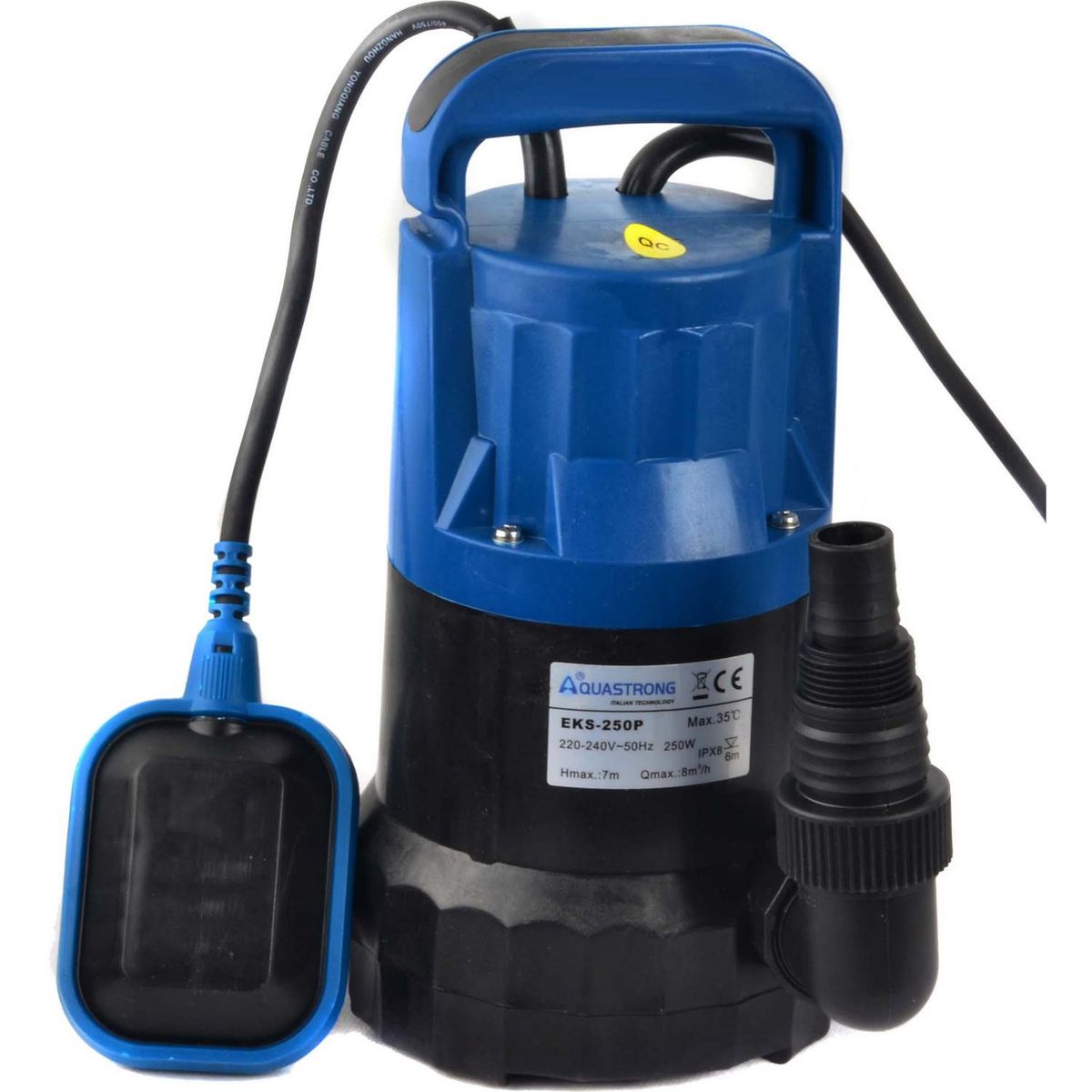 AQUASTRONG - Electrobomba sumergibles 0,3 HP 75 l/min