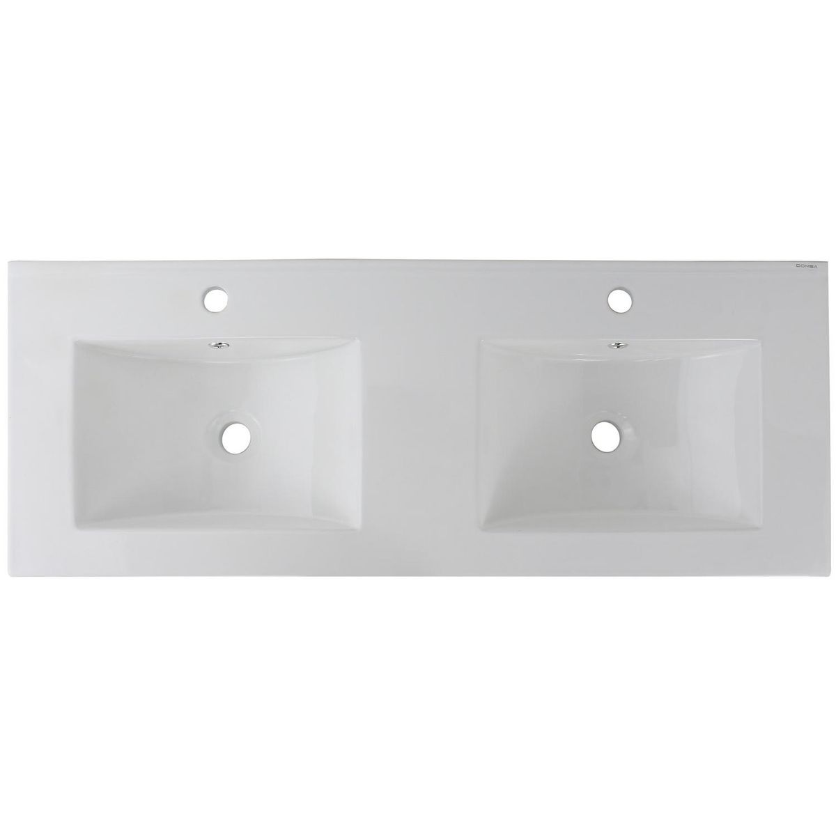 DOMSA - Cubierta Vanitorio Forma Rectangular Loza 120x19x47 cm Blanco