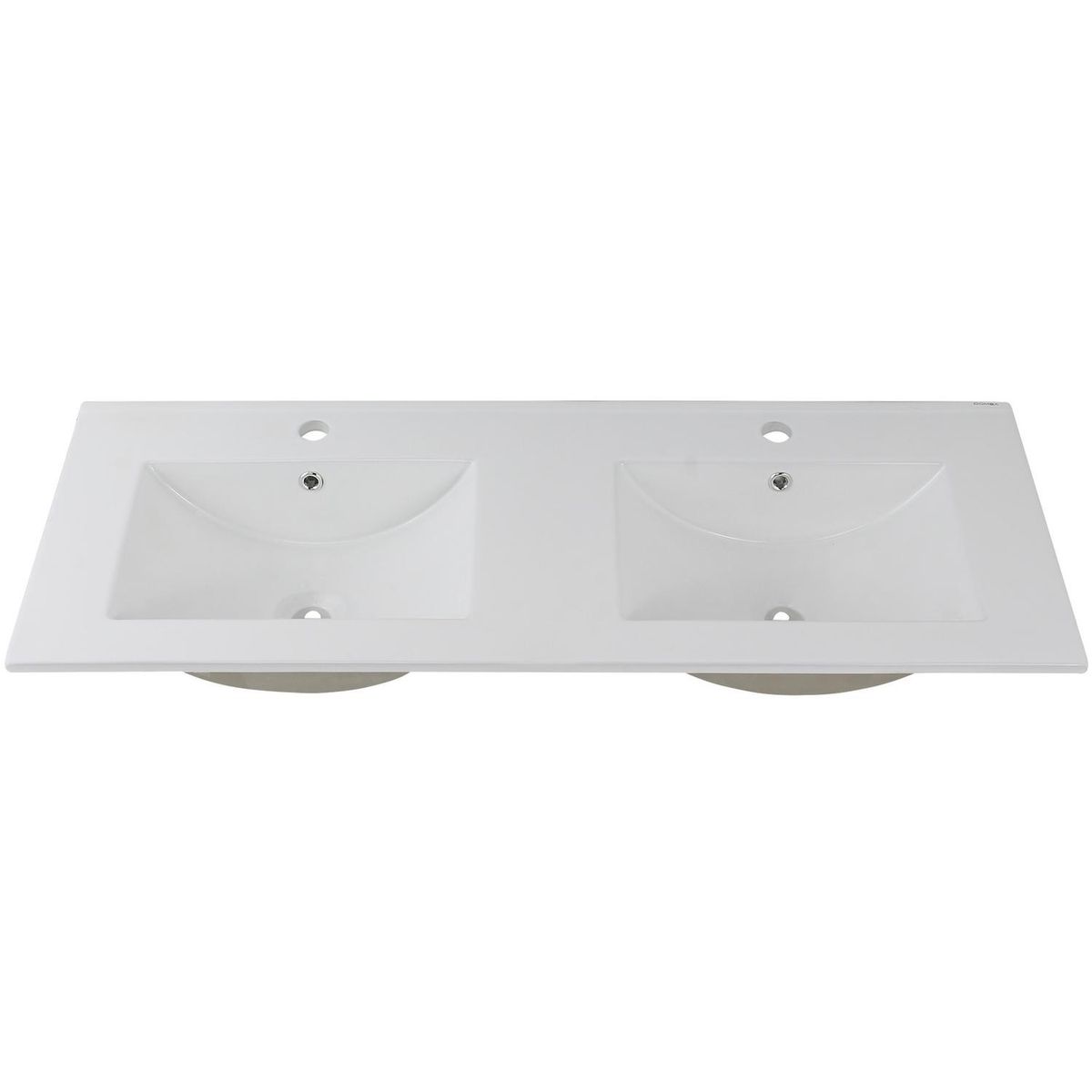 DOMSA - Cubierta Vanitorio Forma Rectangular Loza 120x19x47 cm Blanco