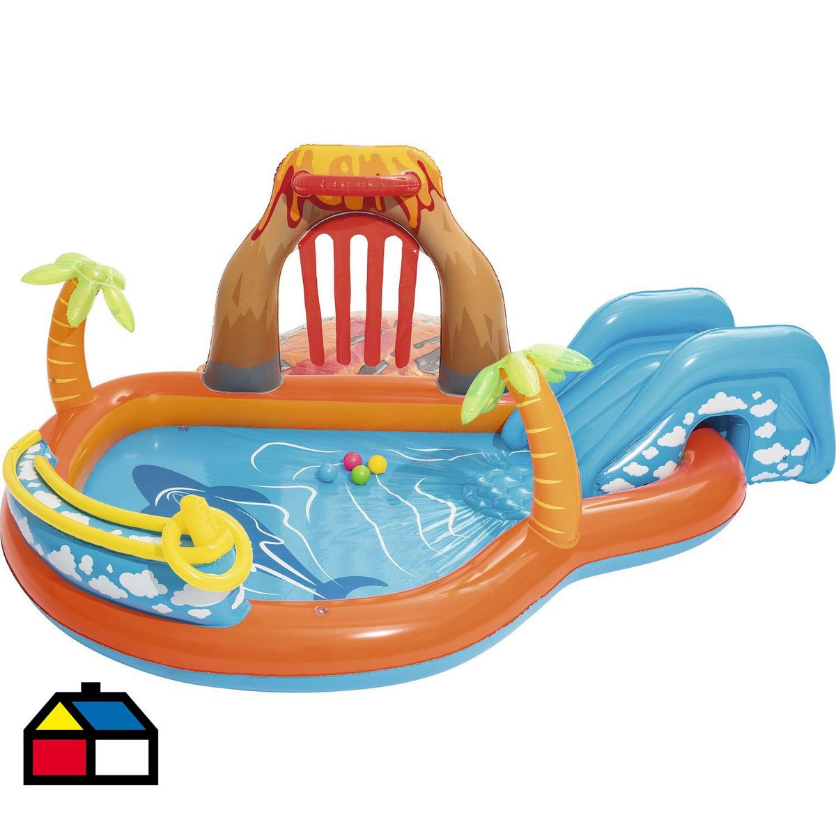 BESTWAY - Juego Inflable 265x104x265 cm Multicolor