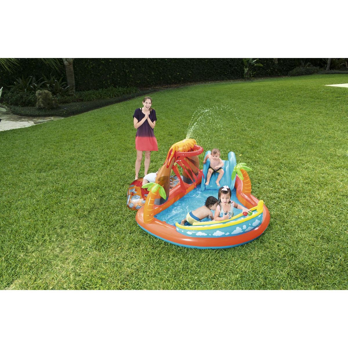 BESTWAY - Juego Inflable 265x104x265 cm Multicolor